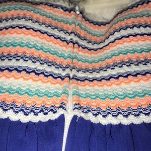 Slightly worn short blue dress